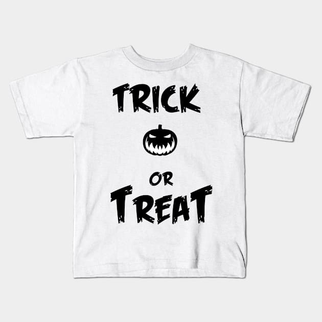 Trick or Treat Kids T-Shirt by barwarrior